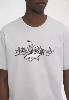 Футболка с принтом Iceberg, серый