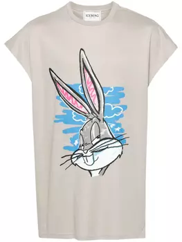 Футболка с принтом Iceberg, серый