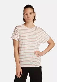 Футболка с принтом icebreaker, бежевый