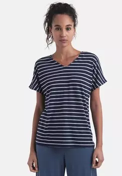 Футболка с принтом icebreaker, цвет Midnight Navy Snow