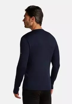 Футболка с принтом icebreaker, темно-синий