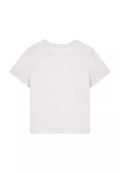 Футболка с принтом ICH HASE DICH watapparel, серый