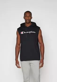 Футболка с принтом ICONS HOODED WITH LARGE LOGO Champion, черный