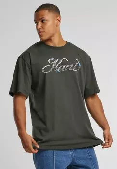 Футболка с принтом ICY CHROME Karl Kani, черный