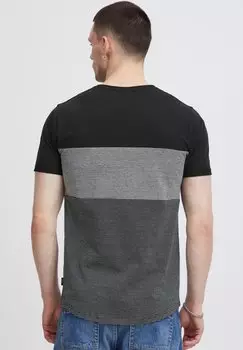 Футболка с принтом Idmorler INDICODE JEANS, черная