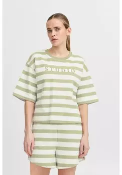 Футболка с принтом IHOCIE ICHI, цвет Tea Stripe