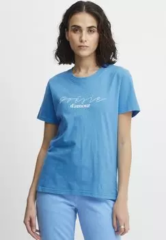 Футболка с принтом IHRUNELA SS5 ICHI, цвет blithe