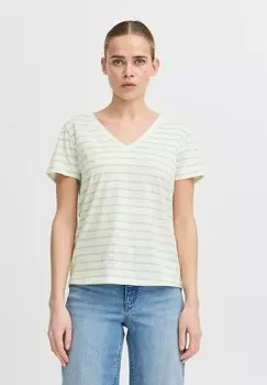 Футболка с принтом IHYULIETTA ICHI, светло-зеленый