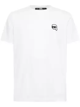 Футболка с принтом Ikon KARL LAGERFELD, белый
