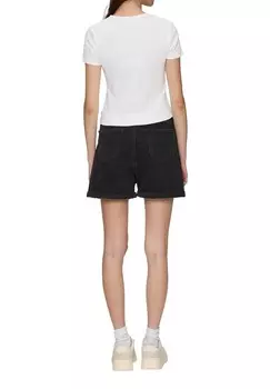 Футболка с принтом IM SLIM FIT MIT STICKEREI QS, белый