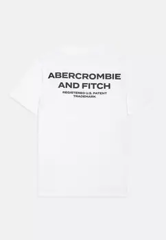 Футболка с принтом IMAGERY LOGO Abercrombie & Fitch, белый