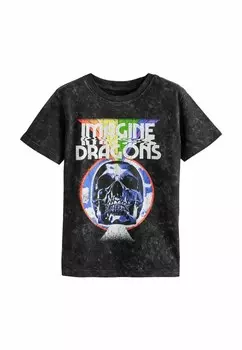 Футболка с принтом IMAGINE DRAGONS REGULAR FIT Next, черный
