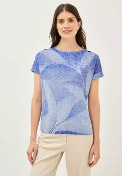 Футболка с принтом IN AUSBRENNEROPTIK - Blouse Cecil, темно-синий