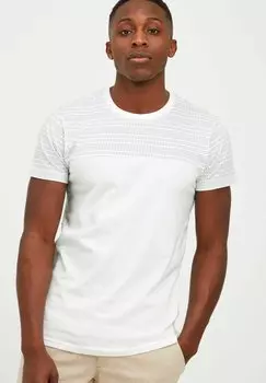 Футболка с принтом Indicode, белый