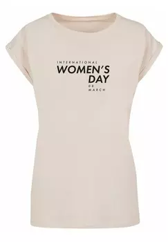 Футболка с принтом INTERNATIONAL WOMEN'S DAY 3 EXTENDE Merchcode, белый