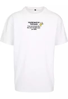 Футболка с принтом Interpol Oversize Tee Upscale by Mister Tee, белый