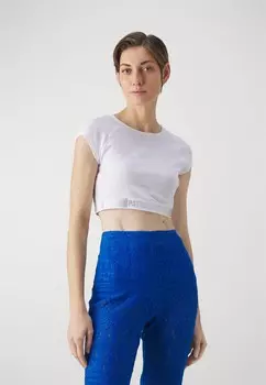 Футболка с принтом Intimo Patrizia Pepe, bianco