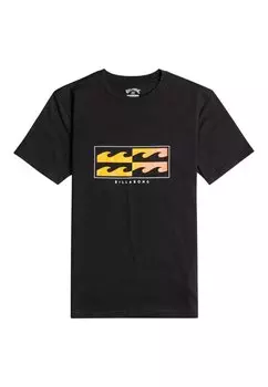 Футболка с принтом INVERSED Billabong, цвет blk