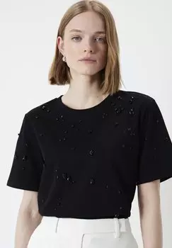 Футболка с принтом Ipekyol, черный