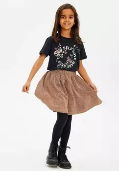 Футболка с принтом Irene S_S The New, цвет black beauty