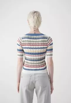 Футболка с принтом IRIS Pepe Jeans, синий