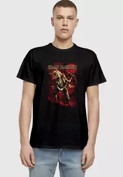 Футболка с принтом IRON MAIDEN BREEG Merchcode, цвет black
