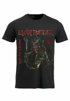Футболка с принтом IRON MAIDEN SENJUTSU rockshirts, цвет black