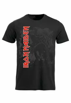 Футболка с принтом IRON MAIDEN TROOPER WATERMARK TIL BRN rockshirts, цвет black