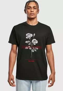 Футболка с принтом IRON ROSE Merchcode, черный