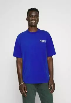 Футболка с принтом Island Of Heartbreaks Unisex PEQUS, синий