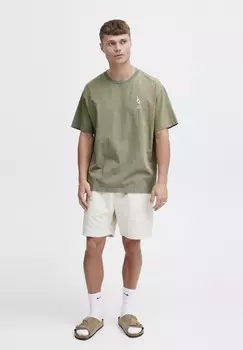 Футболка с принтом ISMAIL Solid, цвет Evergreen