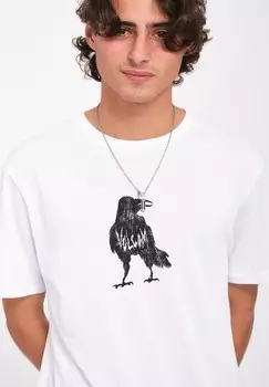 Футболка с принтом ISSAM CROW Volcom, белый