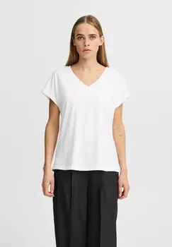 Футболка с принтом IXJANET ICHI, белый