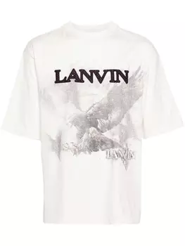 Футболка с принтом из коллаборации с Future Lanvin, белый