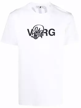 Футболка с принтом из коллаборации с Katsu Off-White, белый