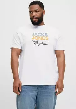 Футболка с принтом Jack & Jones, белый