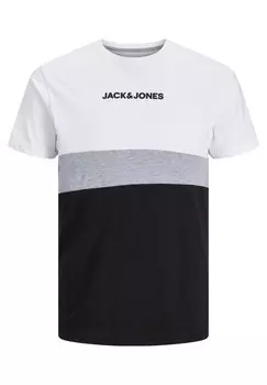 Футболка с принтом Jack & Jones, белый