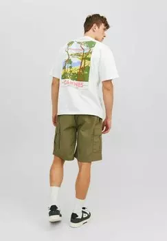 Футболка с принтом Jack & Jones, белый
