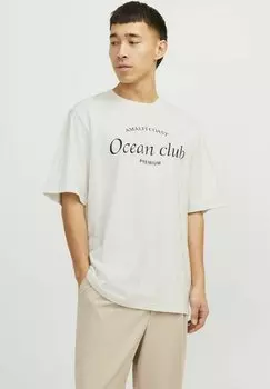 Футболка с принтом Jack & Jones, белый
