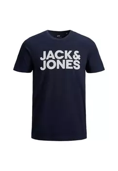 Футболка с принтом Jack & Jones, белый