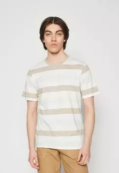 Футболка с принтом Jack & Jones, бежевый