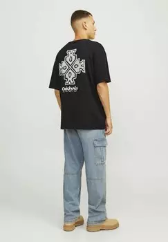 Футболка с принтом Jack & Jones, черный