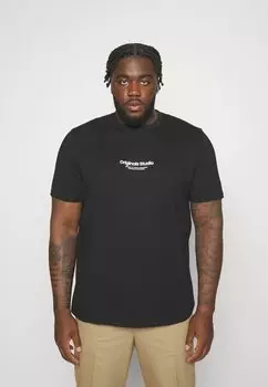 Футболка с принтом Jack & Jones, черный