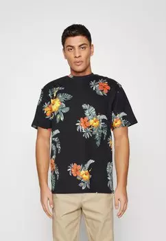 Футболка с принтом Jack & Jones, черный