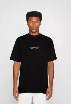 Футболка с принтом Jack & Jones, черный