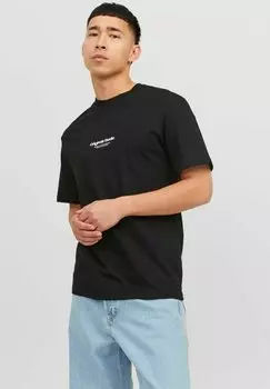 Футболка с принтом Jack & Jones, черный