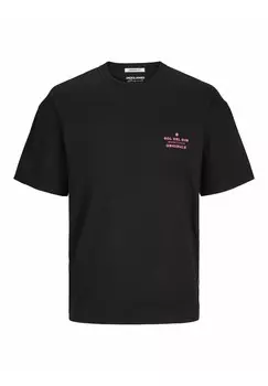 Футболка с принтом Jack & Jones, черный