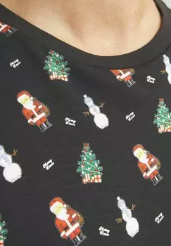Футболка с принтом Jack & Jones, черный