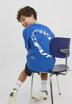 Футболка с принтом Jack & Jones, цвет Granatowy Melan