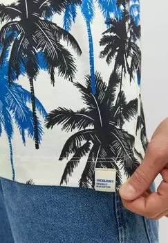 Футболка с принтом Jack & Jones, цвет Srebrny